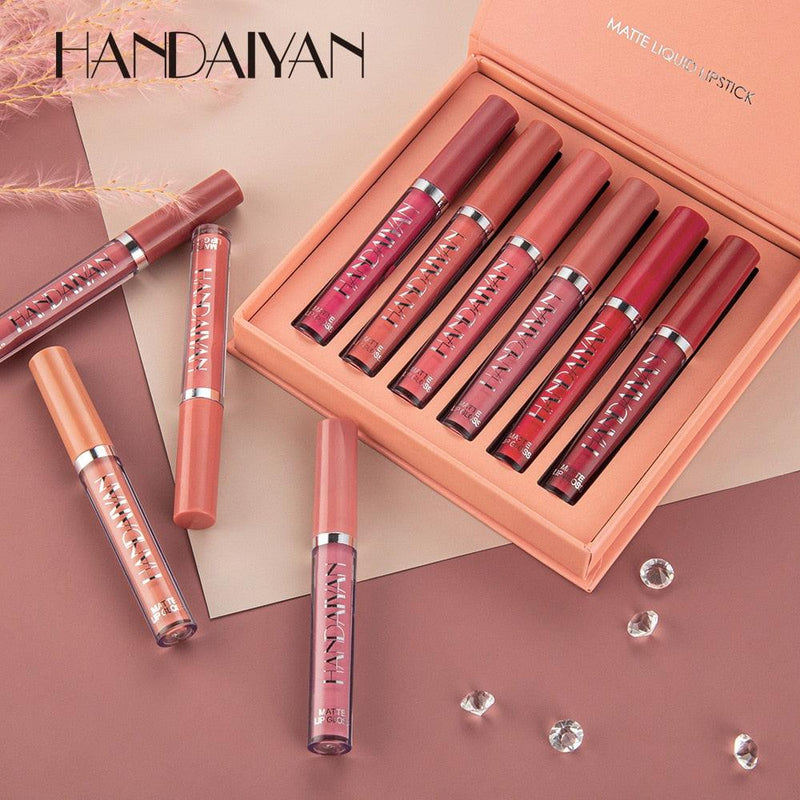 HANDAIYAN® Kit com 6 Lipgloss Lábios Perfeitos - Outlet - Makeup & Beauty